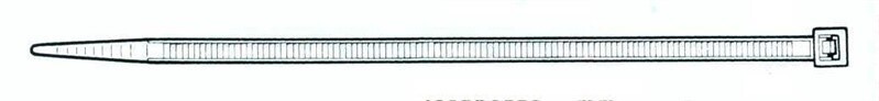 Fixing Strap Elematic, Polyamide, Black, 290 Mm X 4.5 Mm