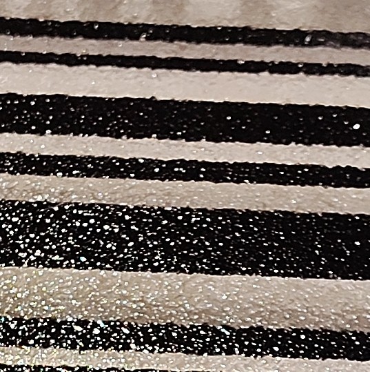 Black Beige Striped Woven Fabric Material