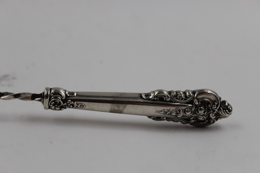 STERLING SILVER CANDLE SNUFFER 9 INCHES B0131