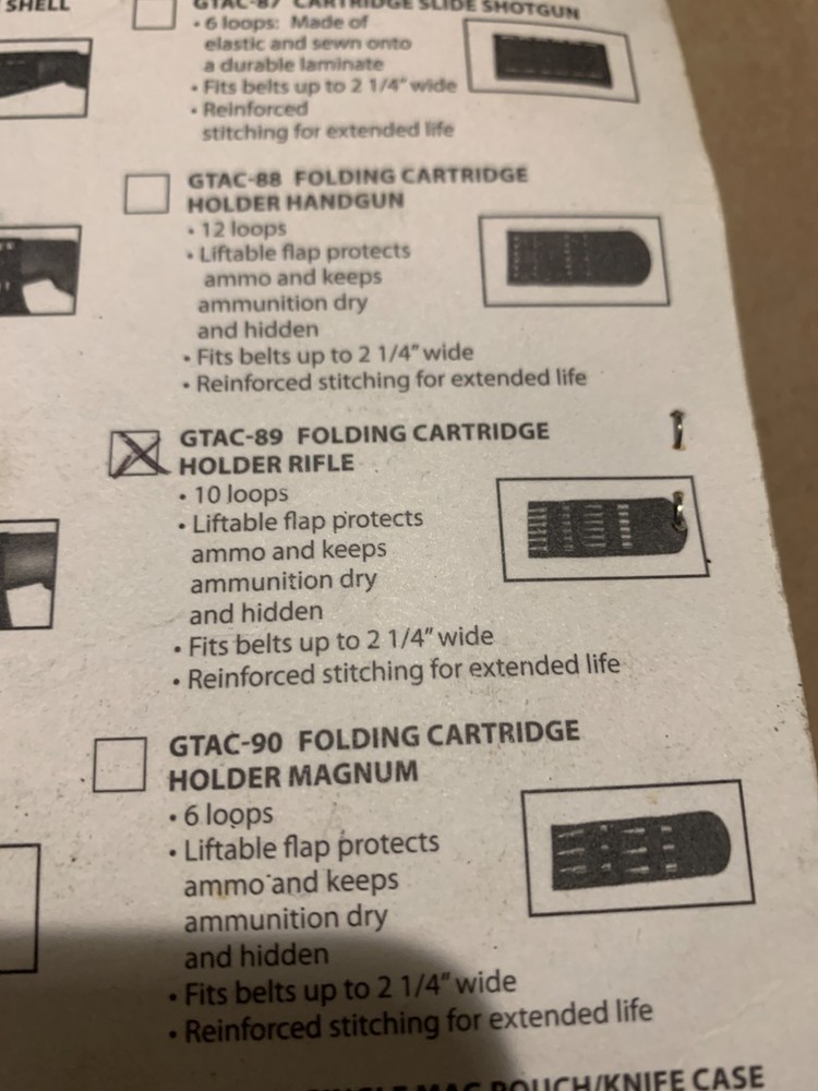 Grovtec Nylon Ammunition Wallet/Belt Pouch