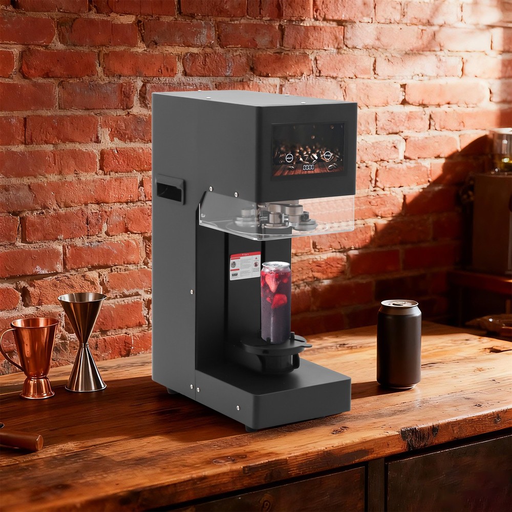 Automatic Commercial Soda Can Sealer, Can Sealer Machine with Touch Screen