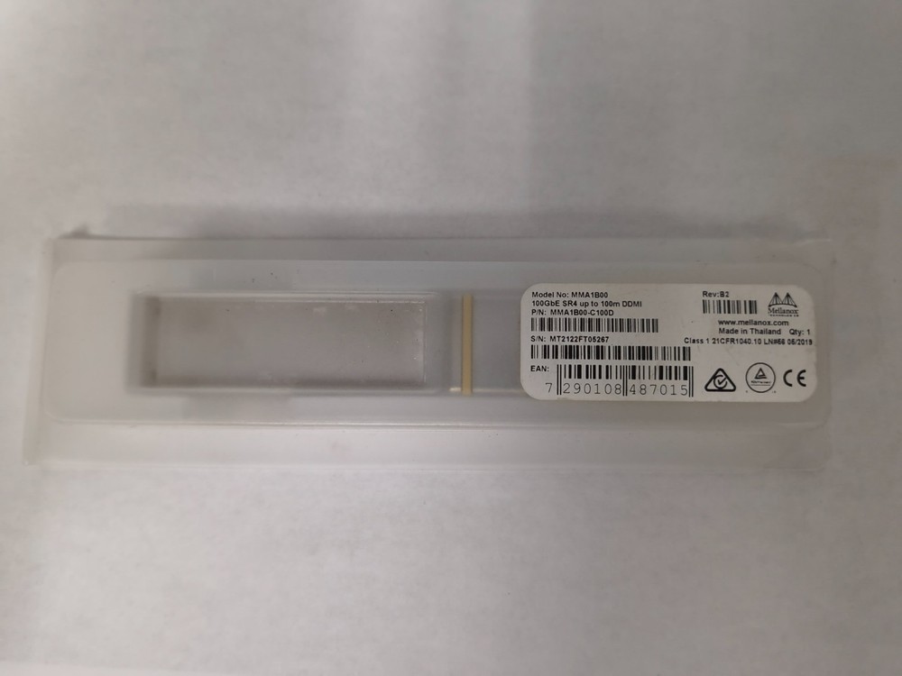 Mellanox Technologies MMA1B00C100D Optical Transceiver New in Box Low Pricing