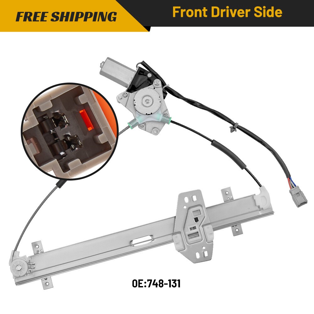 Power Window Regulator with Motor Front Left Driver Side For Honda Element 03-11