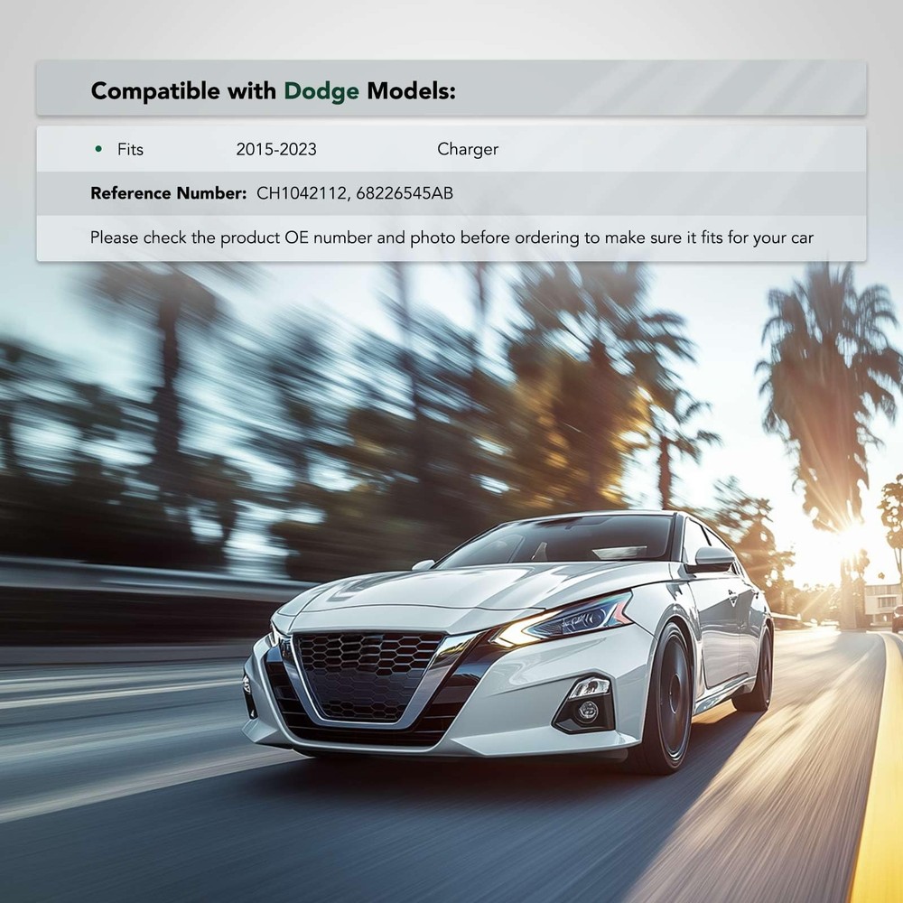 Front Driver Side Bumper Retainer for Charger 2015-2023 Outer