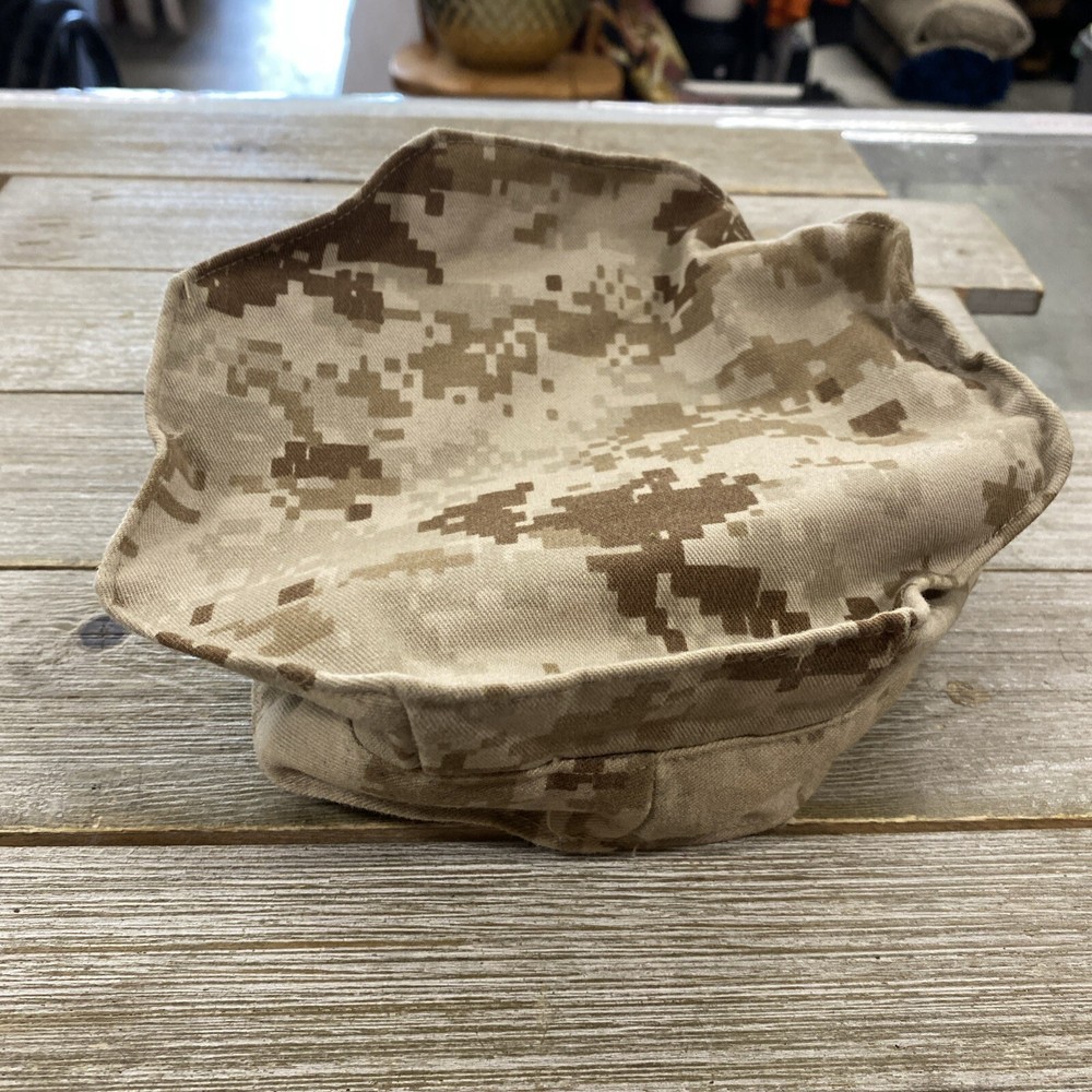 USMC Cover Marpat Desert Camo Cap Hat Size Medium