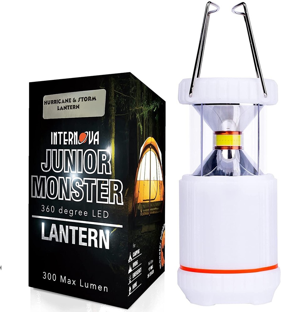 Internova Jr Monster LED Camping Lantern Massive Brightness 360° Hurricane Lam￼p