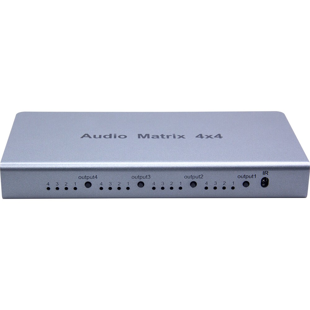 Audio Matrix 4x4 Switch Splitter SPDIF TOSLINK Digital Optical Audio 4 In 4 Out