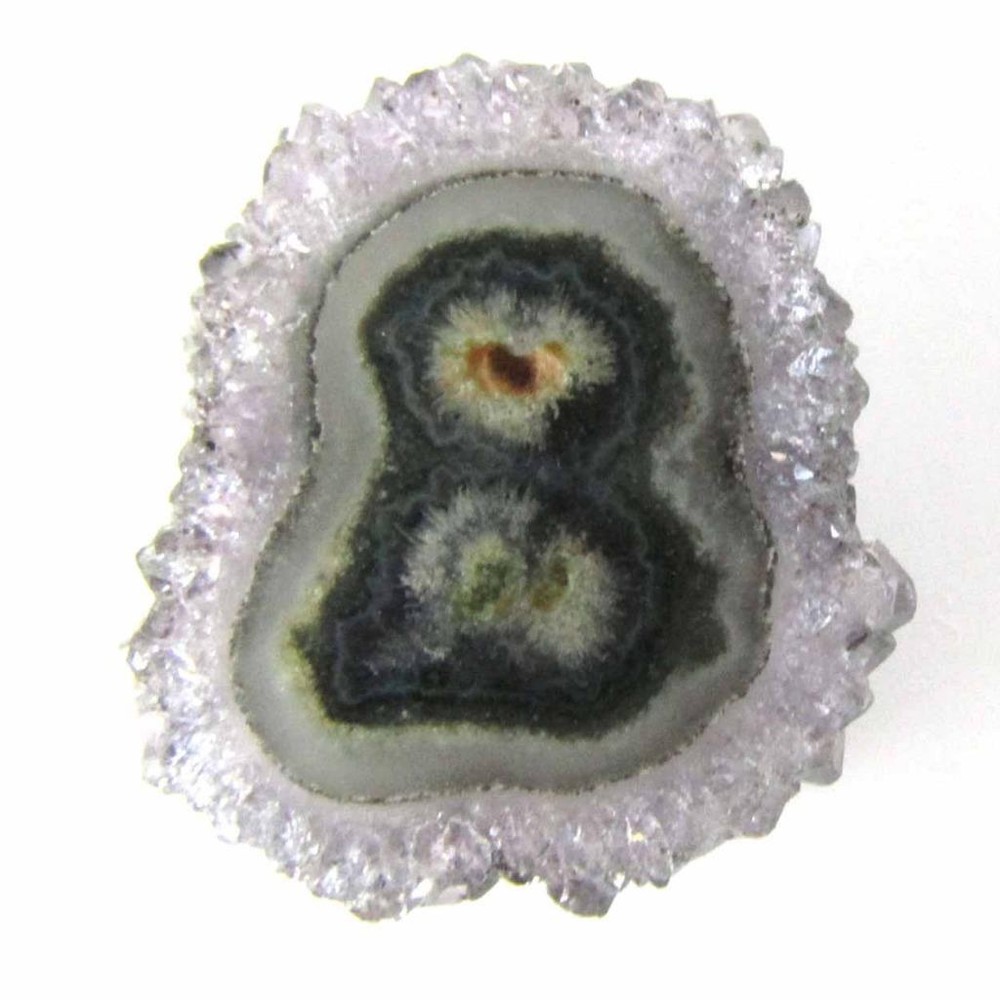 Stalactite Flower Slice  Polished Both Sides    H62