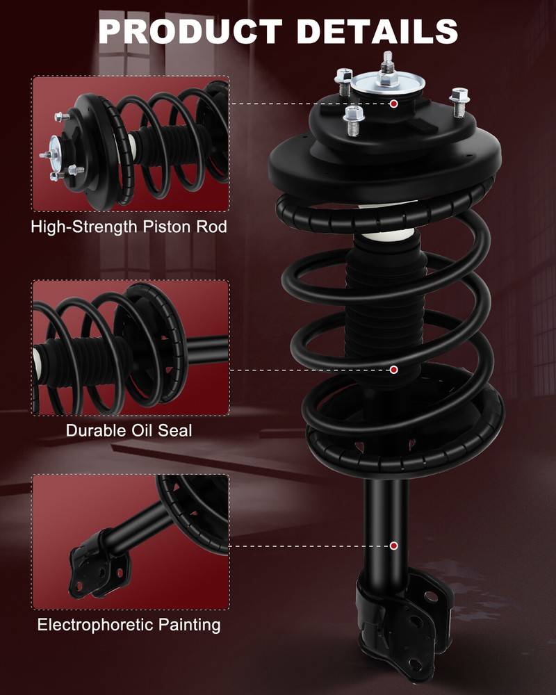 Front Quick Complete Struts & Rear Shock Absorbers For 2003-2008 Honda Pilot