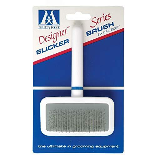 Millers Forge Designer Soft Slicker Brush, Large, Featherlight Comfort Handle