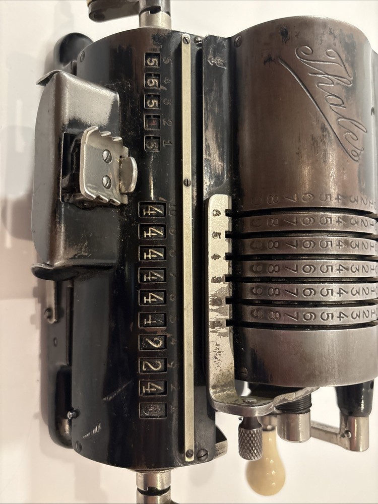 Thales Rastatt Rechenmaschine Eisen Mechanical Typewriter