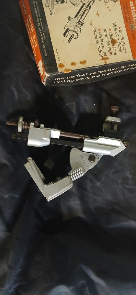 VINTAGE CRAFTSMAN DRILL BIT SHARPENER GRINDER GRINDING ATTACHMENT