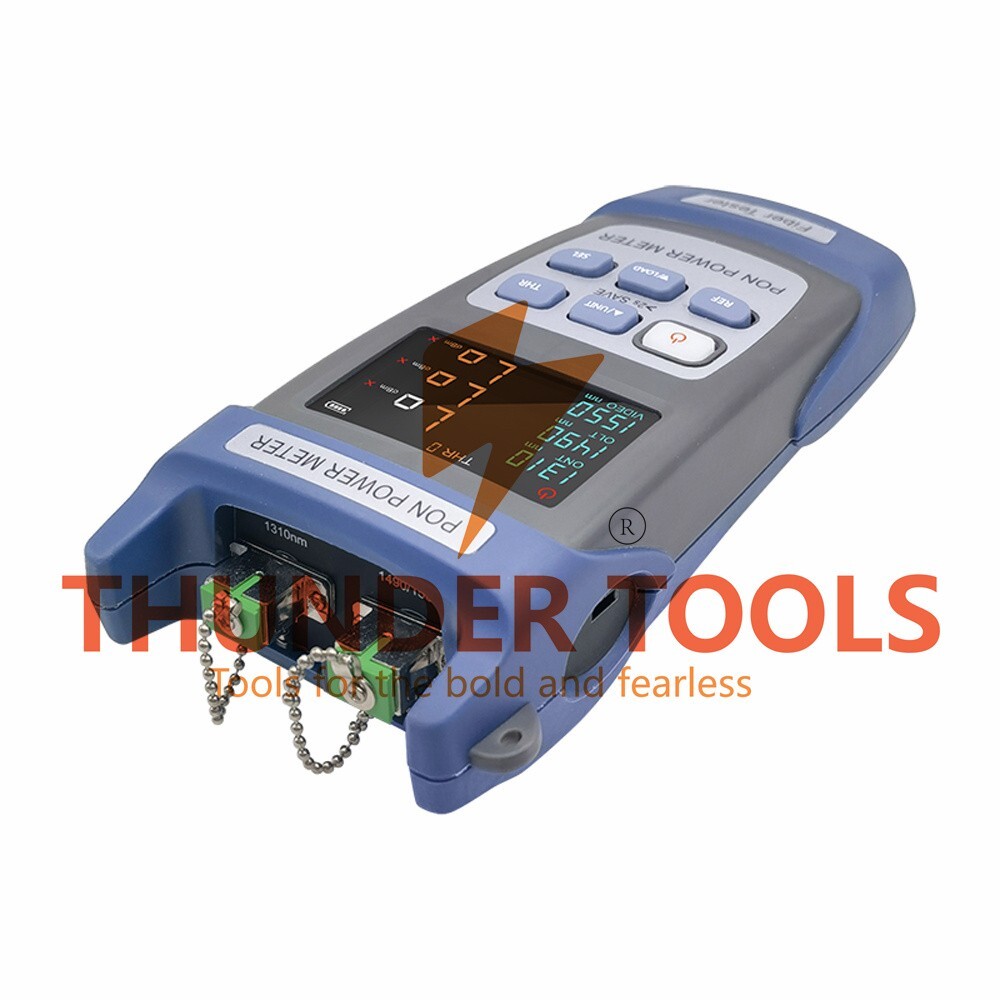 Thunder Tools Handheld PON Power Meter Optical Fiber Tester Network Ten