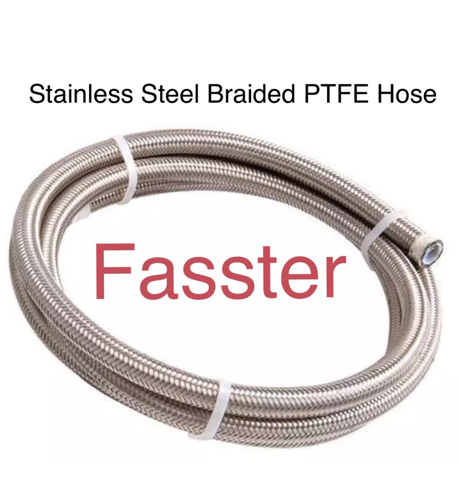 -6 AN PTFE Hose W/ Stainless Steel Hose With PTFE Inner Core E85