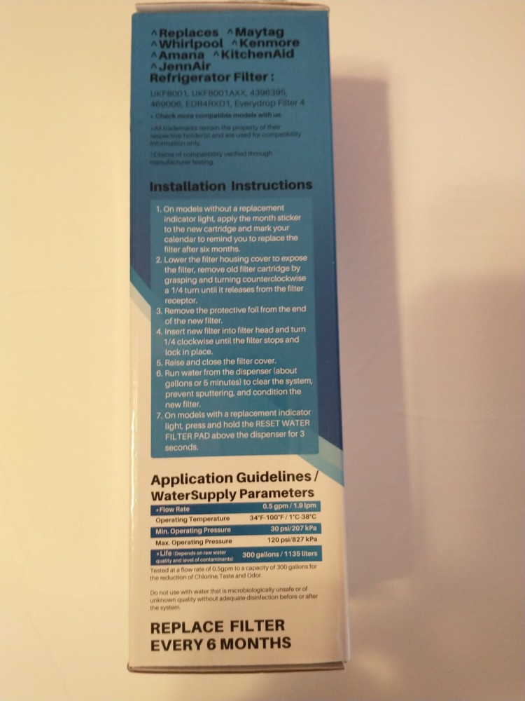 New Icepure Replacement Refrigerator Water Filter RWF0900A