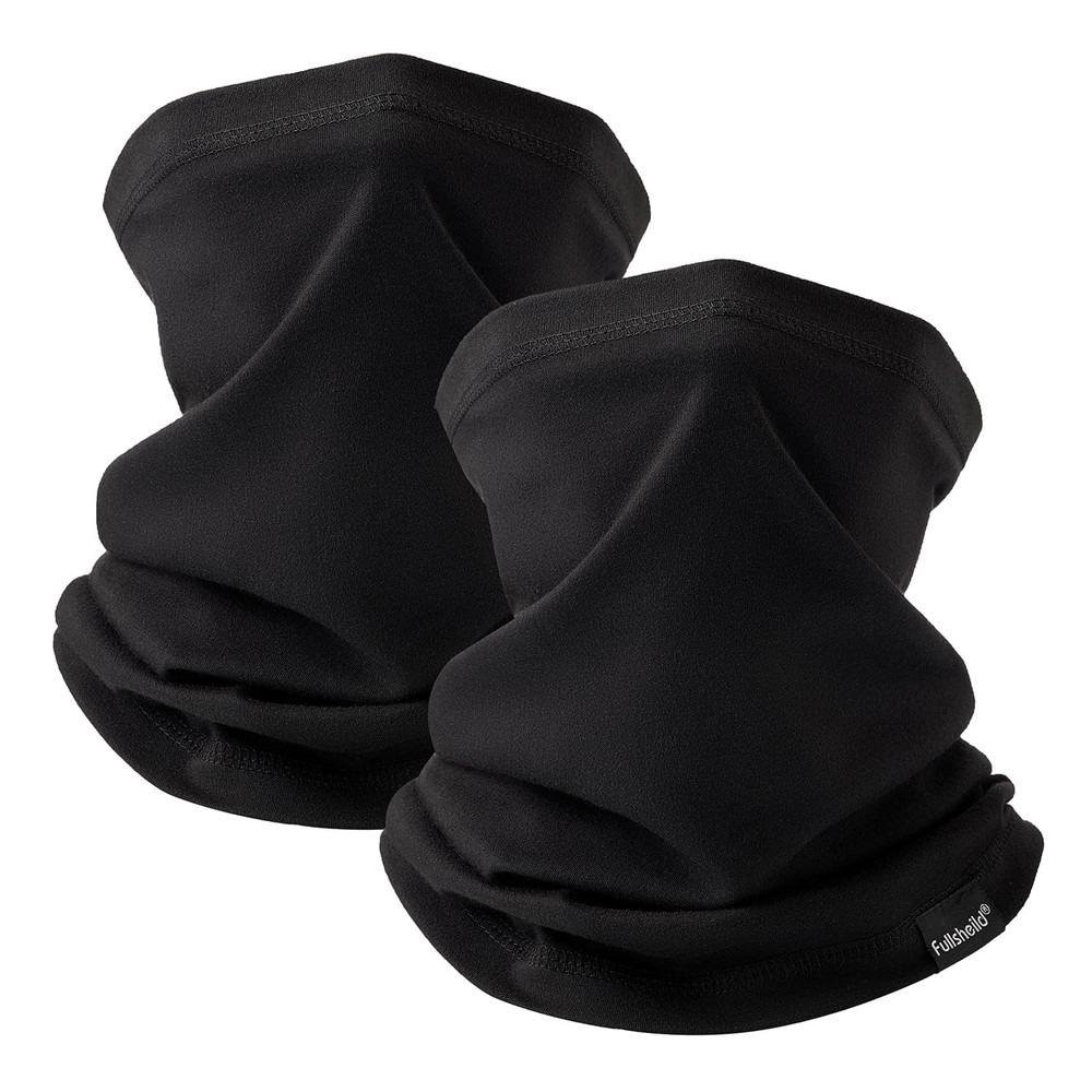 Fullsheild FR Flame Resistant Face Mask for Summer 4oz One Size, Black-2pack