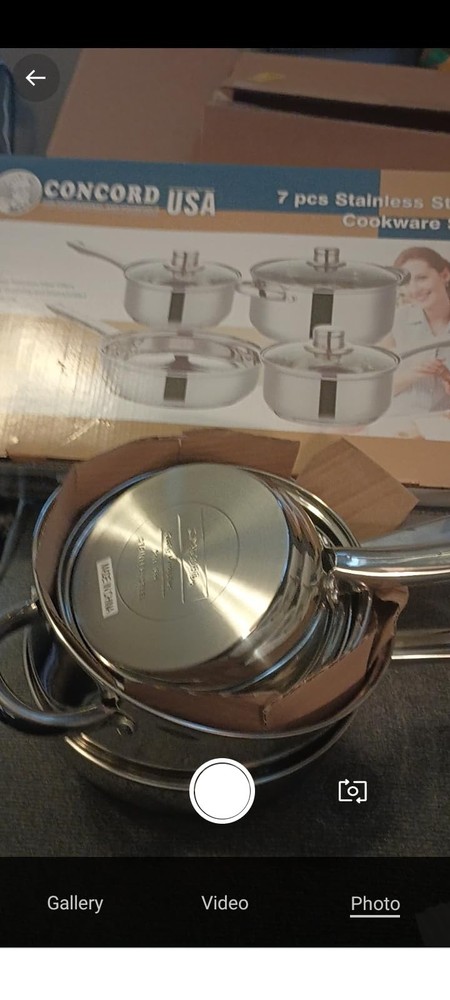 7-Piece Stainless Steel Cookware Set