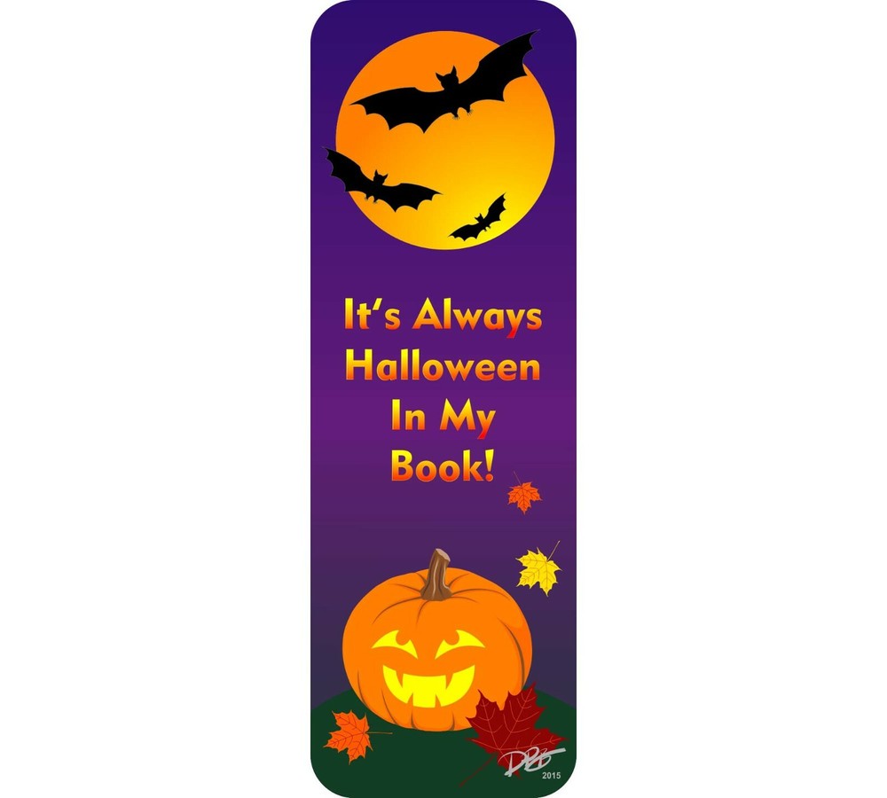 Halloween Pumpkin Bookmarks