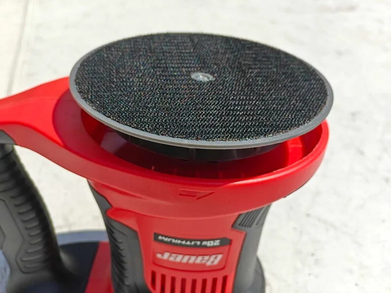 Hook & Loop Base for Harbor Freight BAUER 20V Cordless 6" Polish Buffer 19102C-B