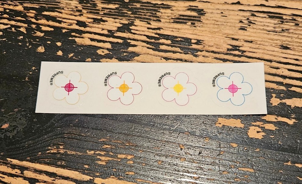 Supreme Flower Been Hit Mini Stickers SS17 *READ INFO*
