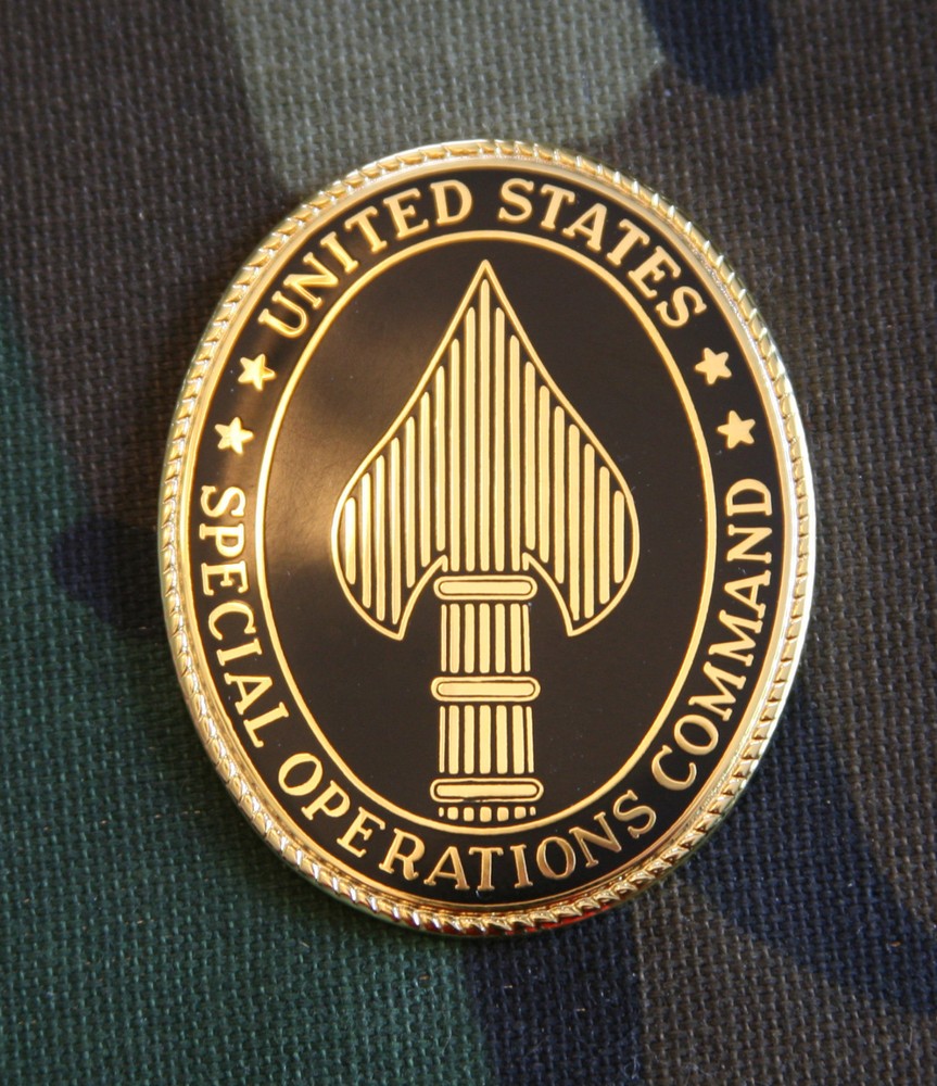 UNITED STATES SPECIAL OPERATIONS COMMAND BADGE; REGULATION FULL SIZE