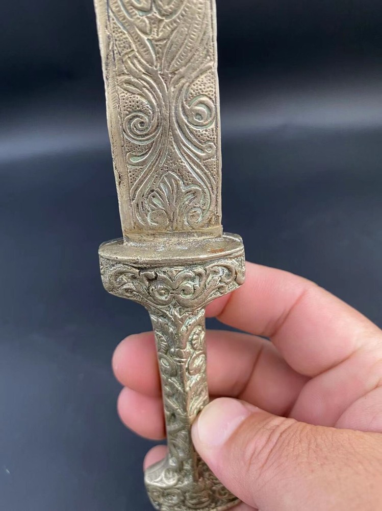 vintage carved knife