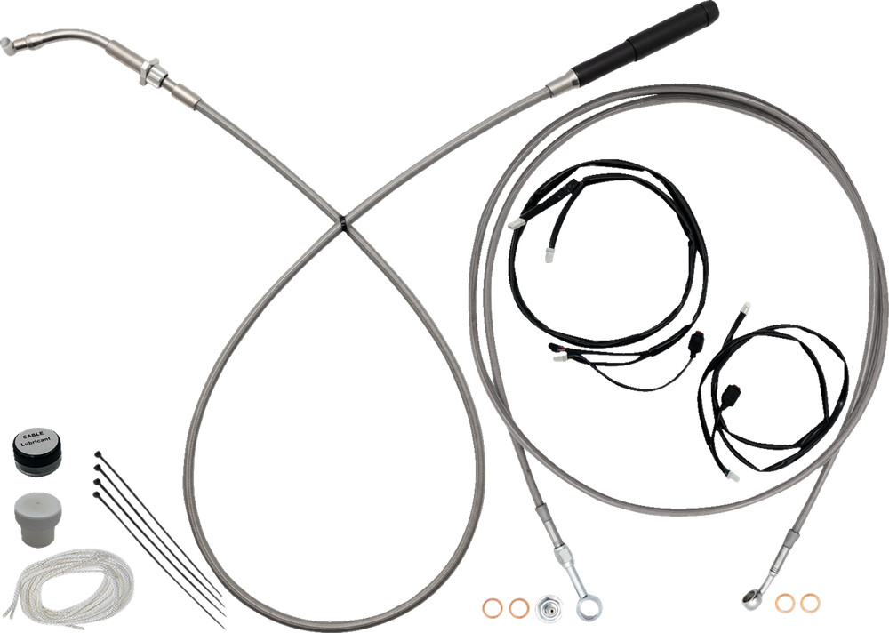 FAT BAGGERS INC. EZ Install Kit - 16" Handlebars - Upper Clutch - Full Length -