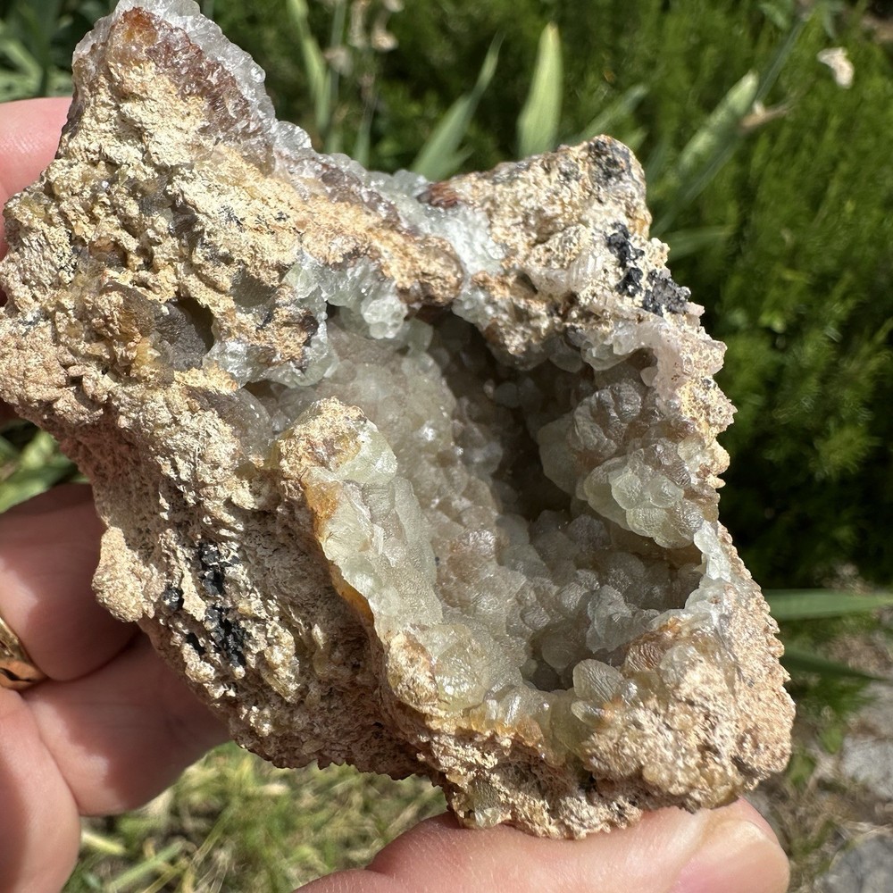 Smithsonite Crystals In Matrix Morocco Mineral Display Specimen 394 Grams