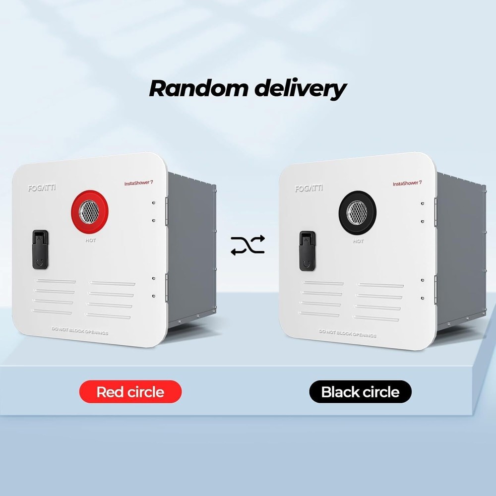 FOGATTI Tankless RV Water Heater 15x15 in Propane Gas 48,000BTU with Controller