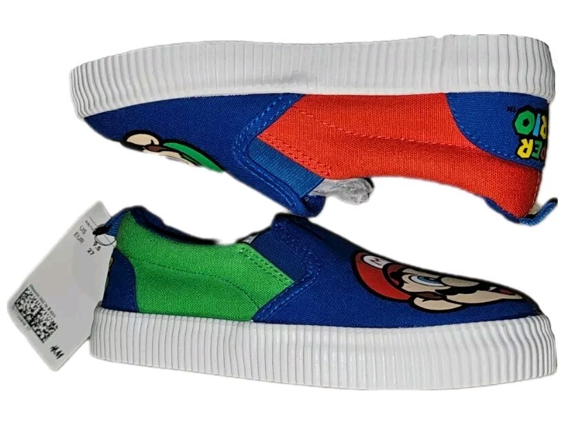 *NWT* H&M Super Mario Slip On Sneakers