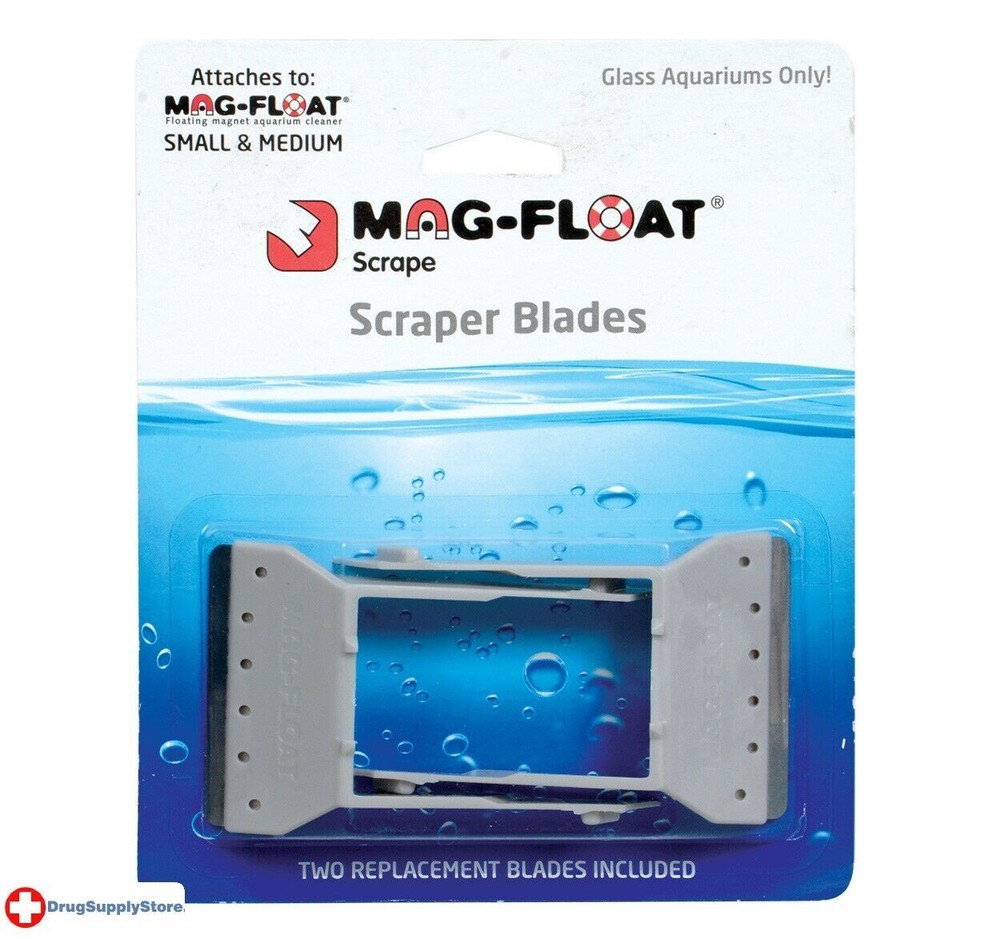 RA Mag-float Scraper Blades for Mag-Float Small/Medium - 2 pk remove algae