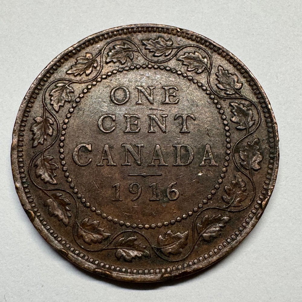 1916 Canada 1 Cent - Large Cent - Coin #C-003