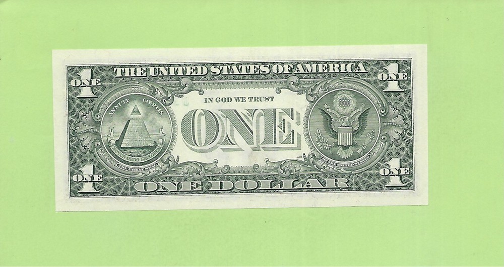 2001 ..UNCIRC $1 D 3794 2964 B .... 2001 $1 D-B NICE NOTE FRN