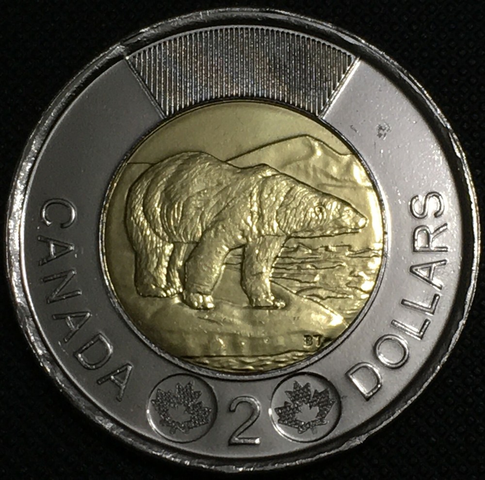 2019 Canada $2 Dollar Toonie Coin, UNC