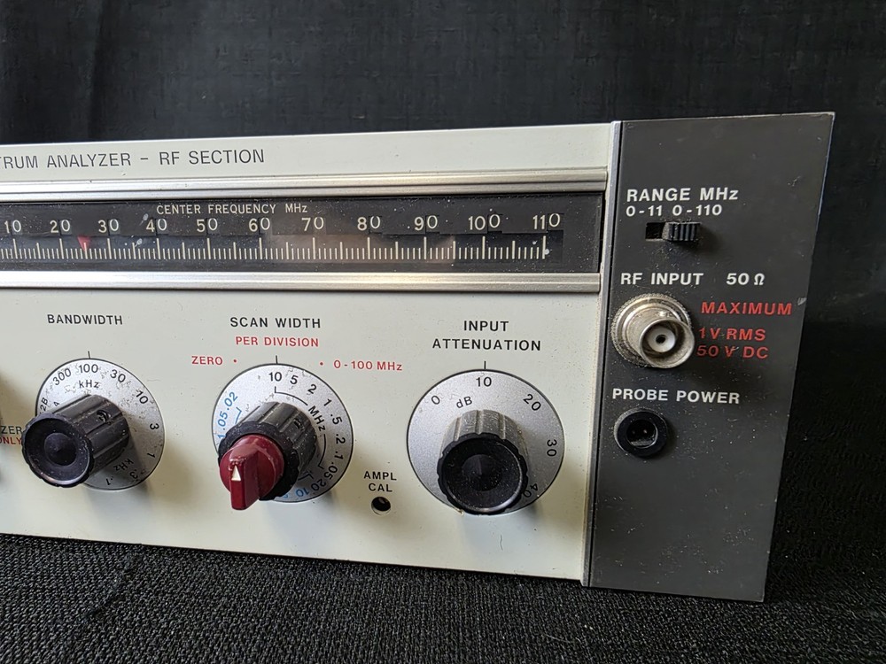 HP SPECTRUM ANALYZER RF SECTION 8553B