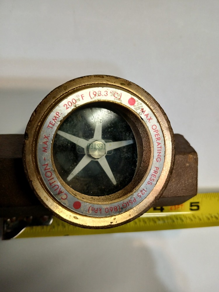 W.E Anderson Midwest Sight Flow Indicator Mod. 300 Size 3/4 inch