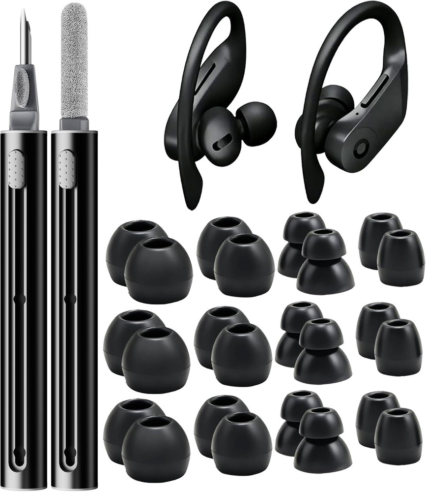 12 Pairs Replacement Ear Tips for Powerbeats Pro/Beats Flex/Beats X Earbuds Soft