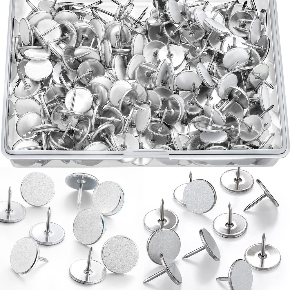 200 Pack Reflective Tacks Trail Marking Markers White