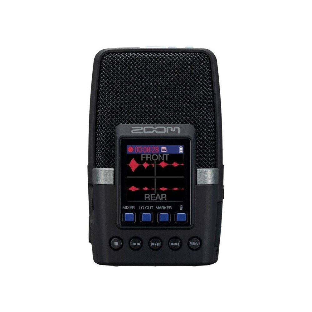 Zoom H2essential Multi-Mic Handy Recorder and Hairy Windscreen Bundle