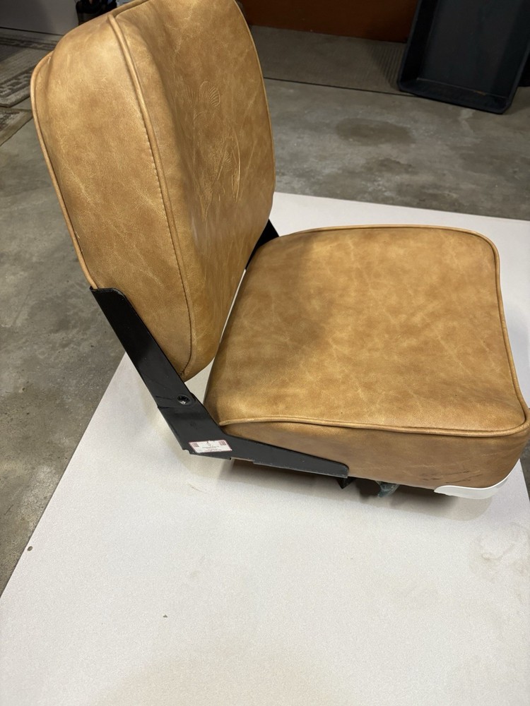 Bass Embossed Folding Boat Seat