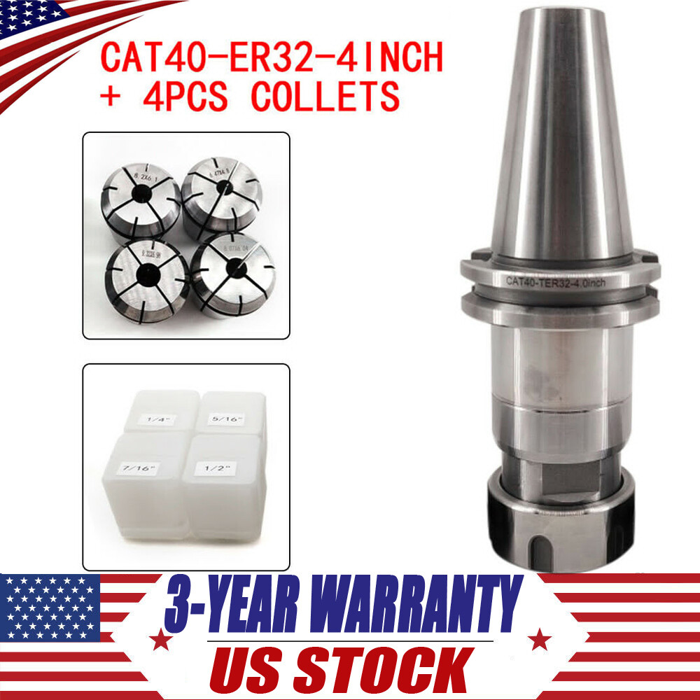 ER32 Precision Collet Chuck Floating Tap Tapping Holder Assembly For CNC CAT40