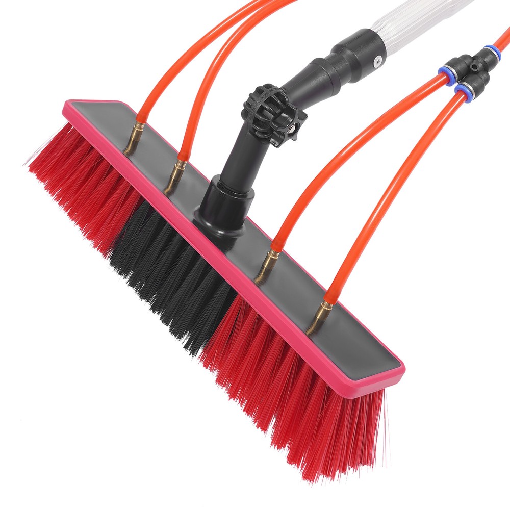 For Window+Solar Panel Clean Washing 24.3FT Water Fed Pole Cleaning Brush Tool