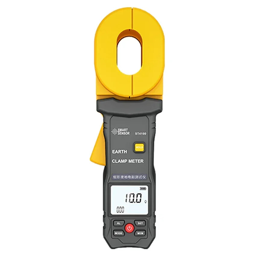 ST4100 Digital LCD Clamp-on Earth Resistance Meter Earth Resistance Tester