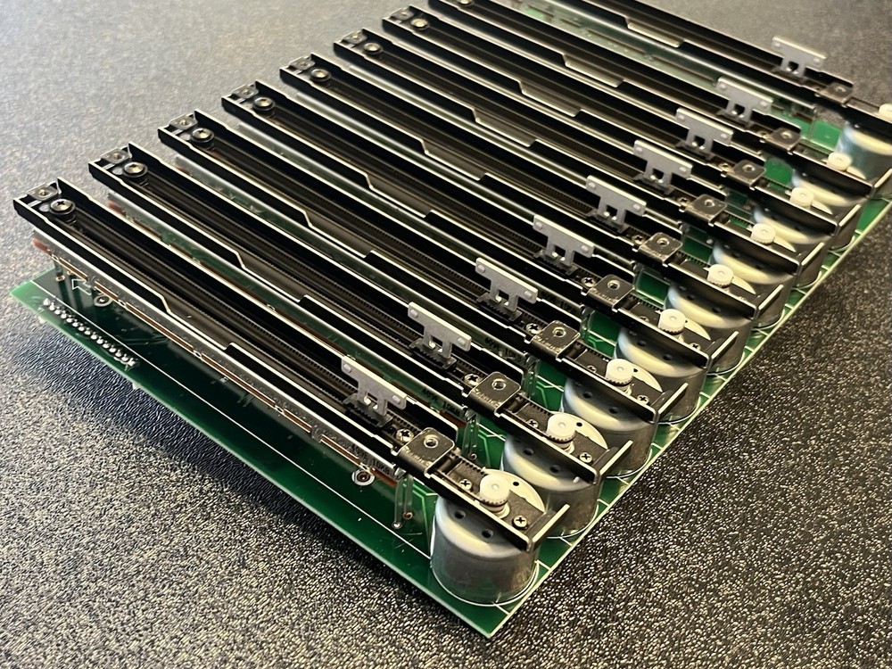 Tascam US-2400 Replacement 9-Fader PCB Board E901846-00A - Genuine TEAC Pull