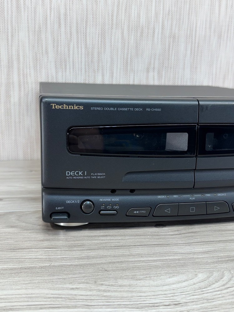 Technics RS-CH550 Stereo Double Cassette Deck - UNTESTED