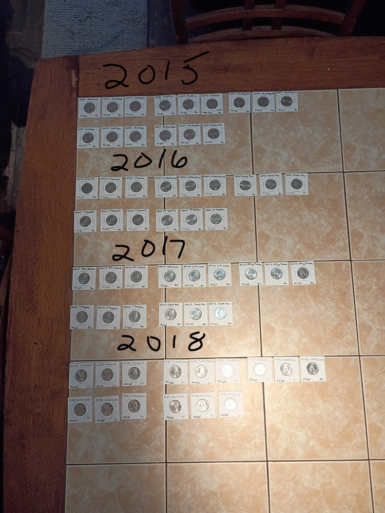 2009 Thru 2021 Quarters P,D,S,W Complete Set