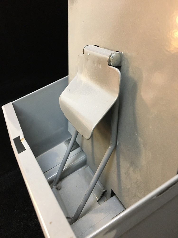 NEBS Metal Drop Side Posting File Tray 945 Grey