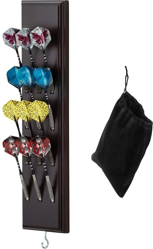 Viper Dart Caddy Solid Wood Wall Mounted Dart Holder - Mahogany