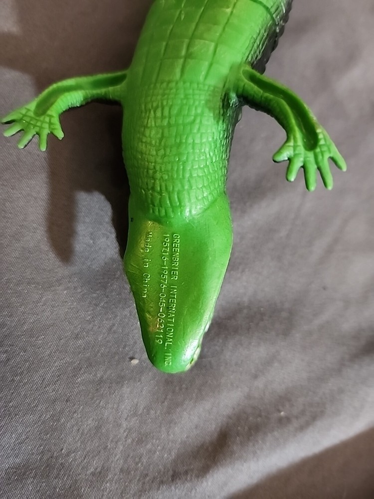Plastic Crocodile Figure