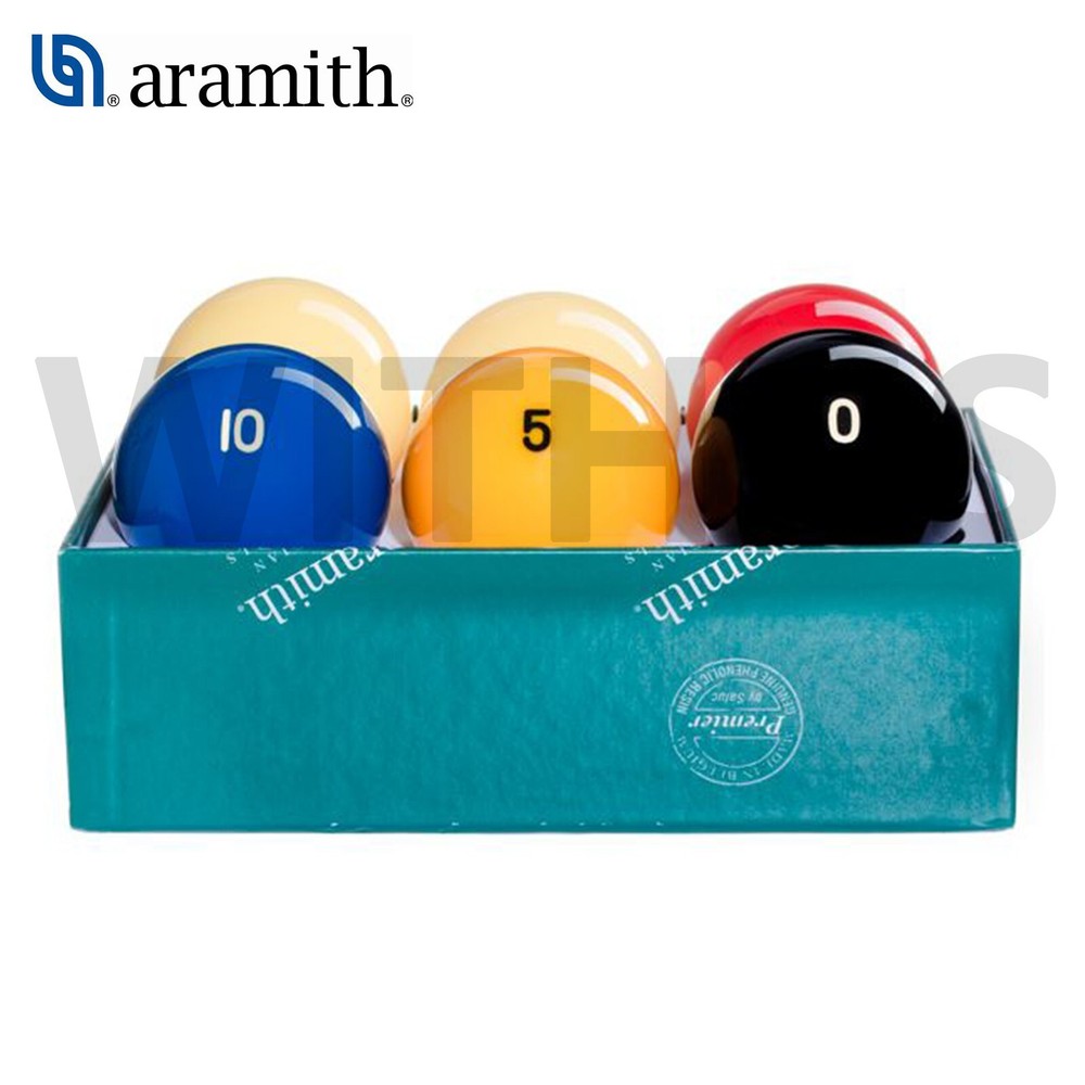 Aramith Official Billiards 6 Balls 65.5mm Set - Tracking
